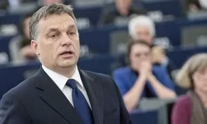 Victor Orban during a debate in the European Parliament on the political situation in Hungary, January 2012 © European Union 2012 EP/Pietro Naj-Oleari
