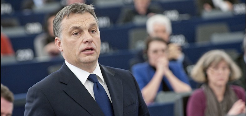Victor Orban during a debate in the European Parliament on the political situation in Hungary, January 2012 © European Union 2012 EP/Pietro Naj-Oleari