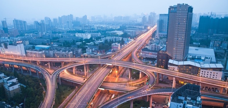 City Scape of the Hangzhong road, China ©veer/veerguy