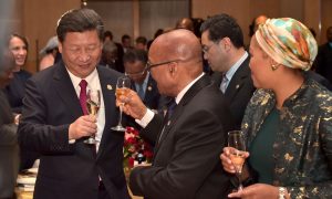 President of South Africa Jacob Zuma and President of China Xi Jinping at the Forum on China-Africa Cooperation (FOCAC) in Sandton, Johannesburg