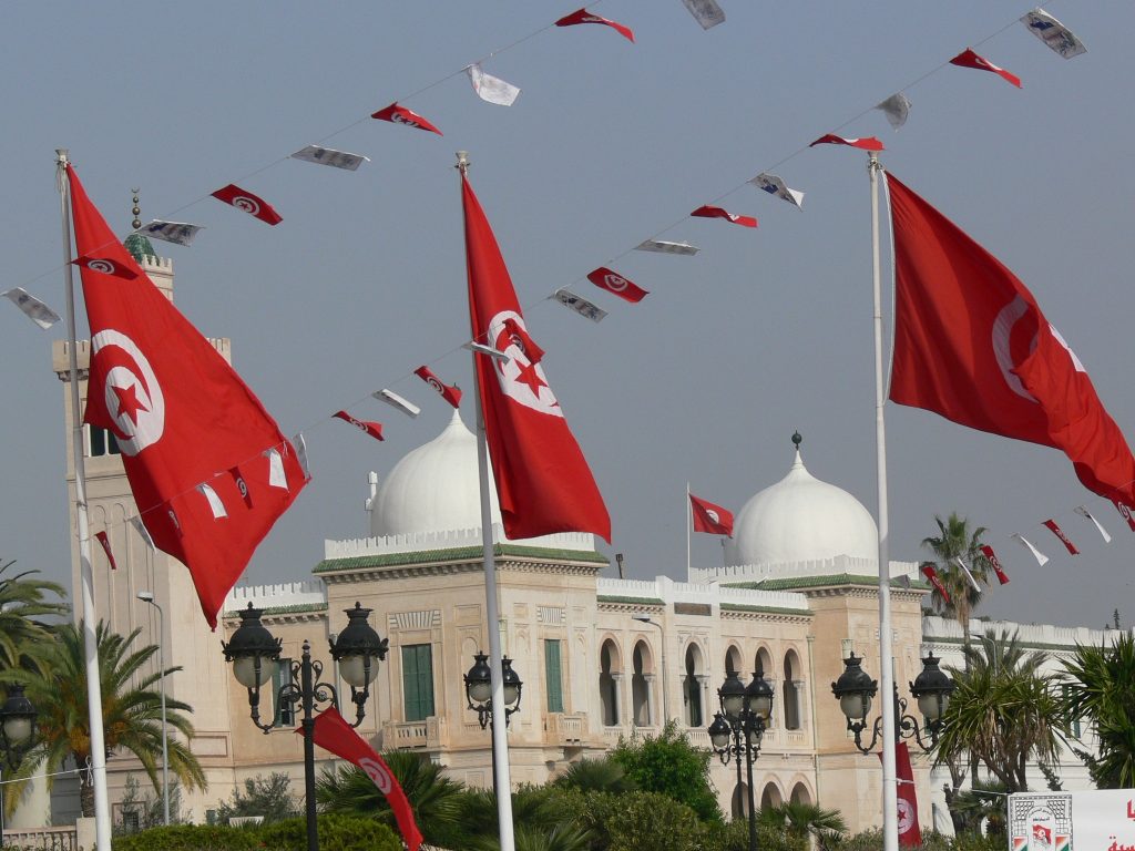 Government buildings in Tunis