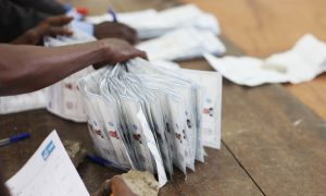 Presidential ballots after counting