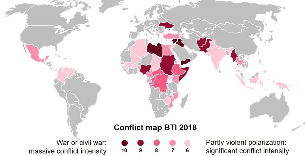 Peace on Earth? Conflict intensity on the rise worldwide - BTI Blog